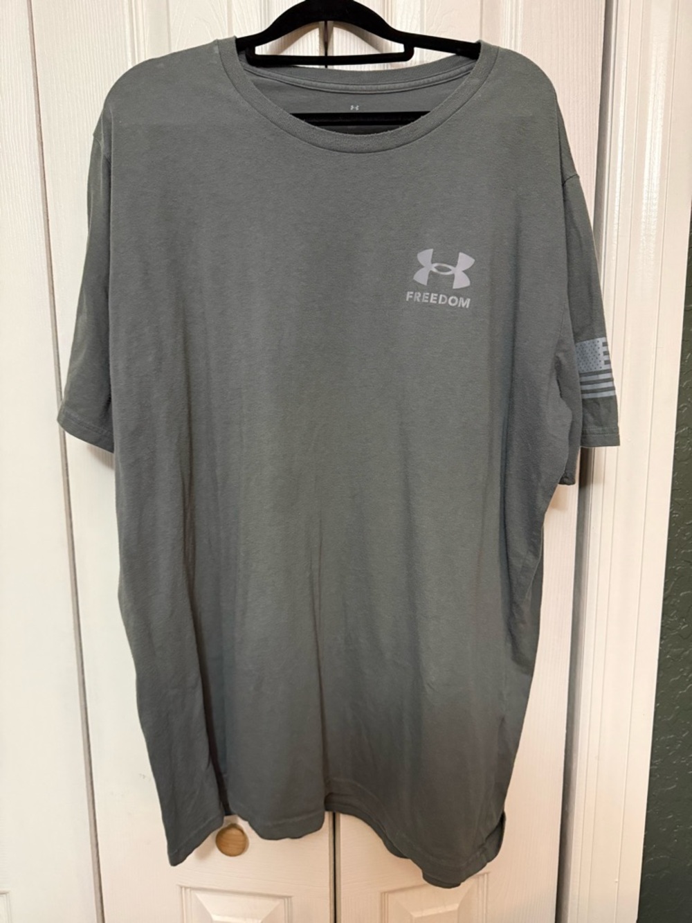 Under Armour Men’s Freedom Short-Sleeve Tee — Grey